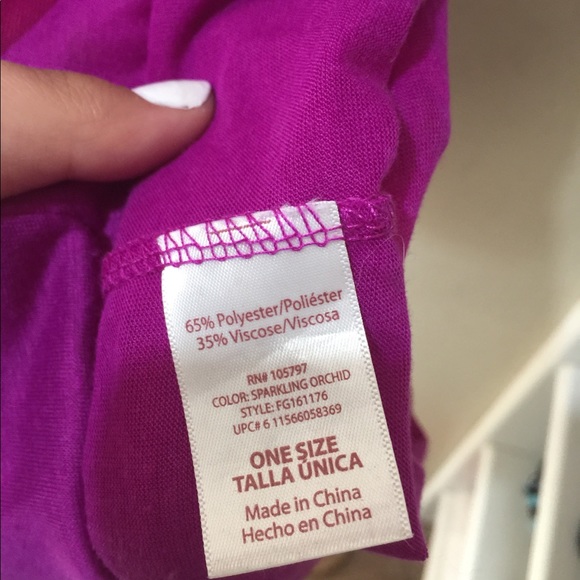 purple scarf - Picture 3 of 6